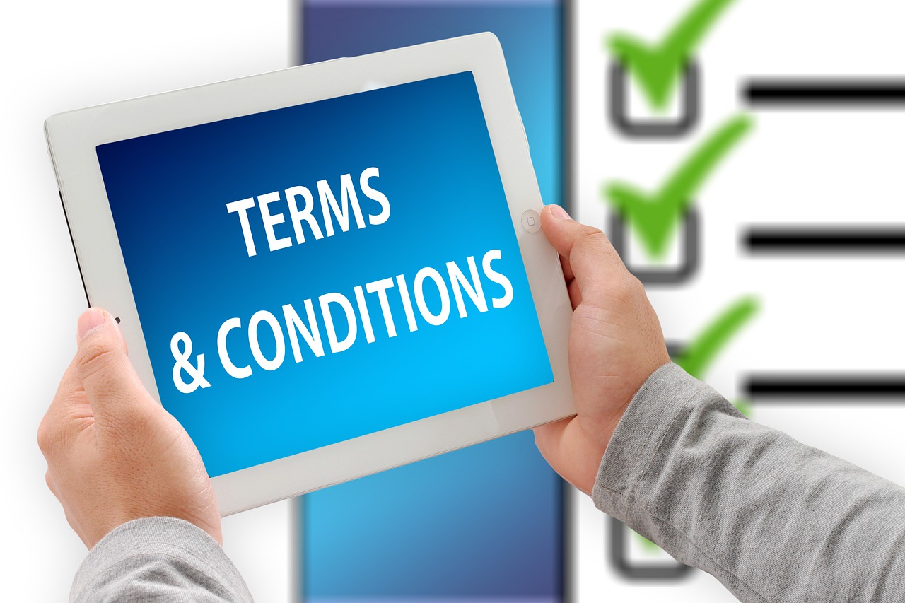 Terms and Conditions Checklist